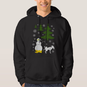 Moletom Porcos Cachorros em Snowman Ugly XMas Sweater