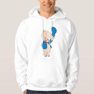 Moletom Porky Pig Chapéu Acenando