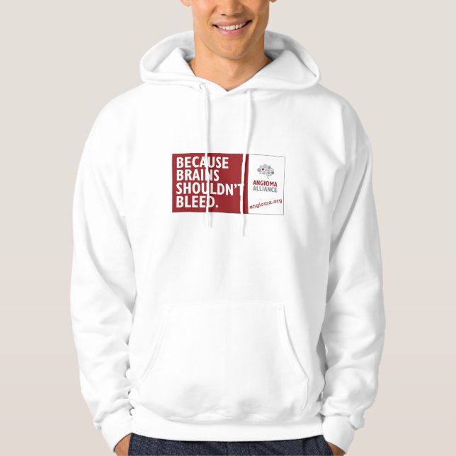 Moletom Porque os cérebros não devem o Hoodie dos homens (Frente)