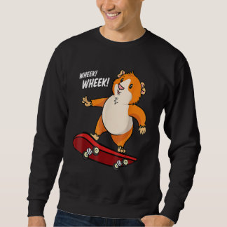 Moletom Porquinho da Índia Wheek Wheek Skateboard Skateboa