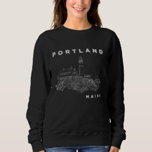 Moletom Portland Maine Portland Head Lighthouse Trabalho d