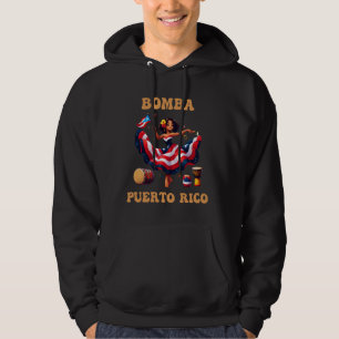 Moletom Porto Rico Bandeira Herança Hispânica Mês Mulheres
