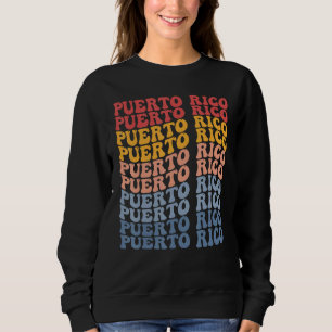 Moletom Porto Rico Groovy Retro Porto-Riquenho