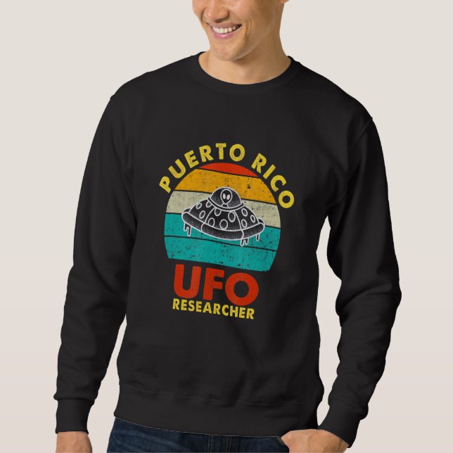 Moletom Porto Rico Ufo Vintage Retro (Frente)