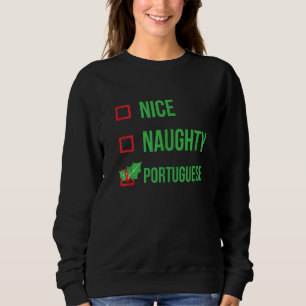 Moletom Portugal Engraçado Portugal Pajama Natal