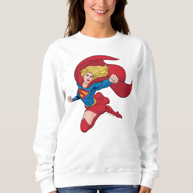 Moletom Pose Adorável da Supergirl (Frente)