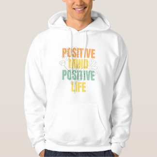 Moletom Positive Mind Positive Life Floral Typography