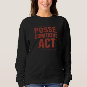 Moletom Posse Comitatus Act Distress Barbed Wire Design