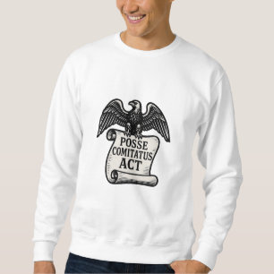Moletom Posse Comitatus Act Eagle Scroll