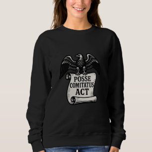 Moletom Posse Comitatus Act Eagle Scroll