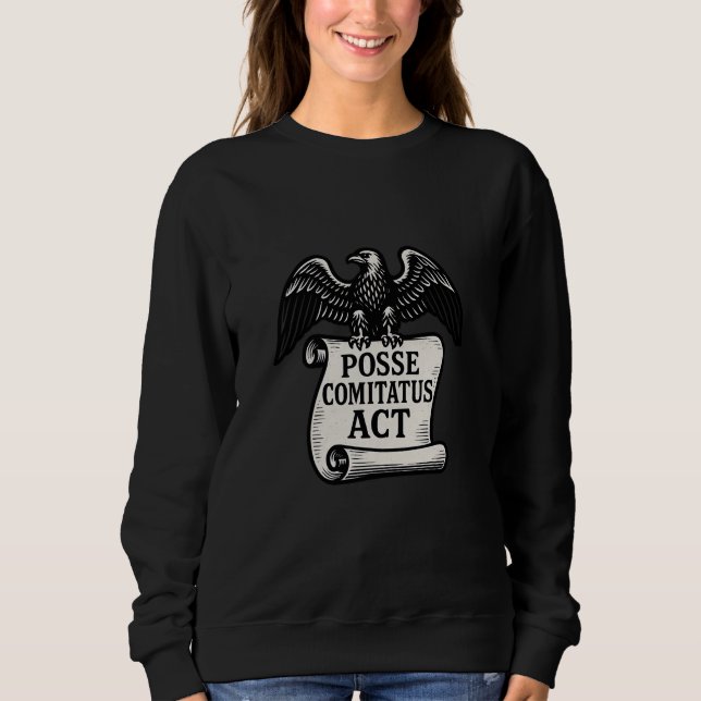 Moletom Posse Comitatus Act Eagle Scroll (Frente)
