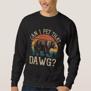 Moletom Posso Fazer Carinho Nesse Cachorro Urso Meme Acamp