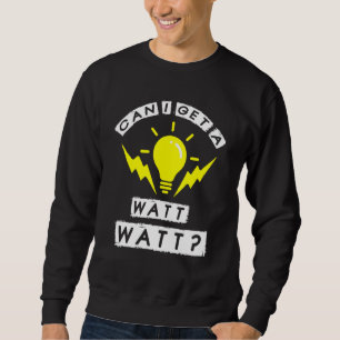 Moletom Posso Pegar Um Elétrico Watt Para Homens E Mulhere