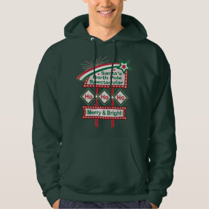 Moletom Pôster Retro do Papai Noel – Ho Ho Ho Alegre e Bri