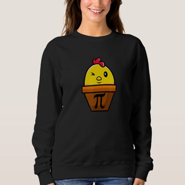 Moletom Pote De Frango Pi Matemática Engraçado Dia Acadêmi (Frente)