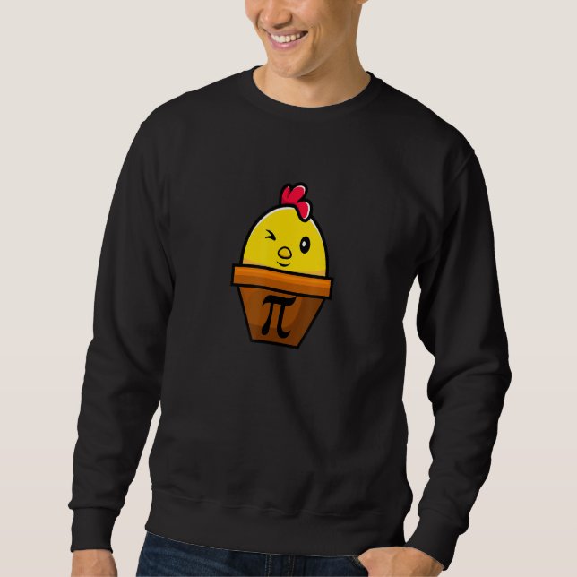 Moletom Pote De Frango Pi Matemática Engraçado Dia Acadêmi (Frente)