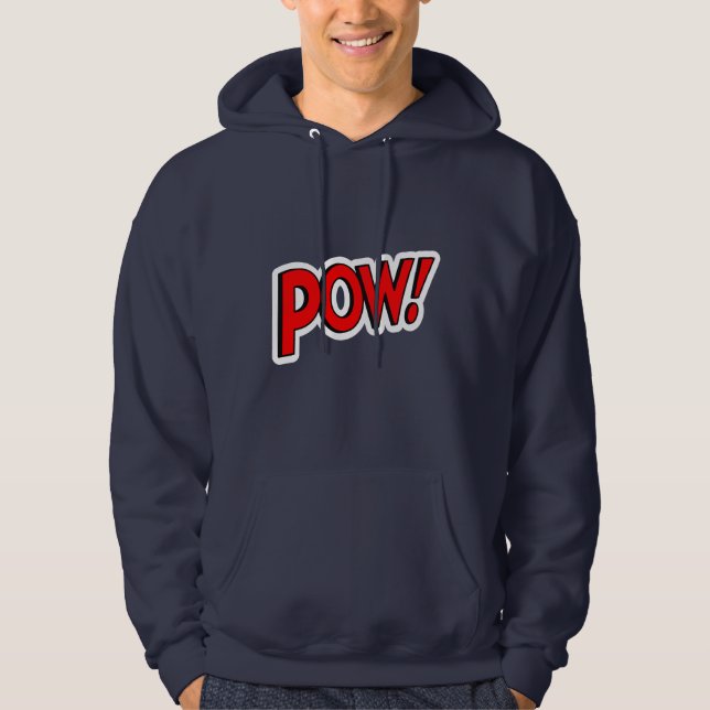 Moletom POW! Gráficos Maluco Azul Marinho (Frente)