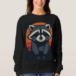 Moletom Powered by Cuteness and Raccoon Vibes. T-Shirt