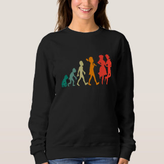 Moletom Praça de Dança da Evolução Divertida Retro