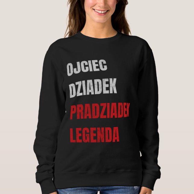 Moletom Pradziadek Polish Great Grandpa Polish Great Grand (Frente)
