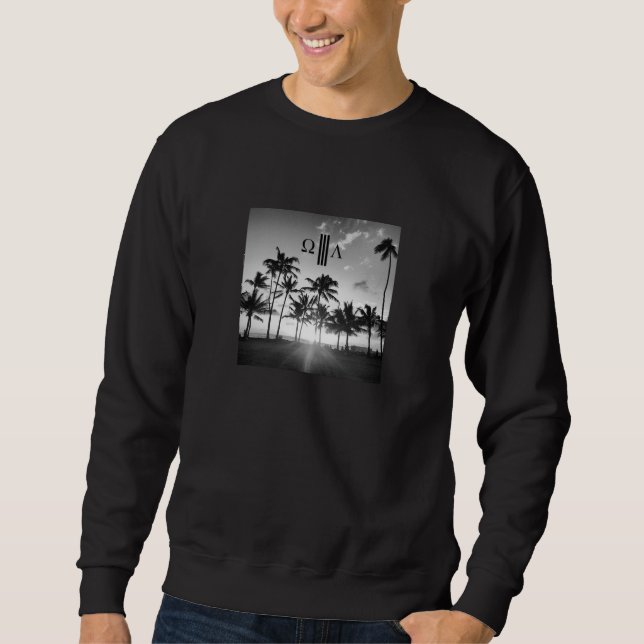 Moletom Praia Crewneck do vintage de WL3 x (Frente)