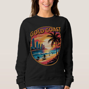 Moletom Praia de Férias da Austrália Douradas e Sunset