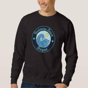 Moletom Praia De Rockaway Ou Surfer Náutico De Souvenir, O