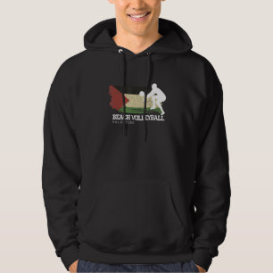Moletom Praia Voleibol Palestina Bandeira Amor Voleibol Pl