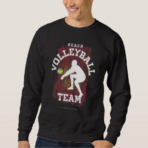 Moletom Praia Voleibol Quirguistão Bandeira Amor Voleibol