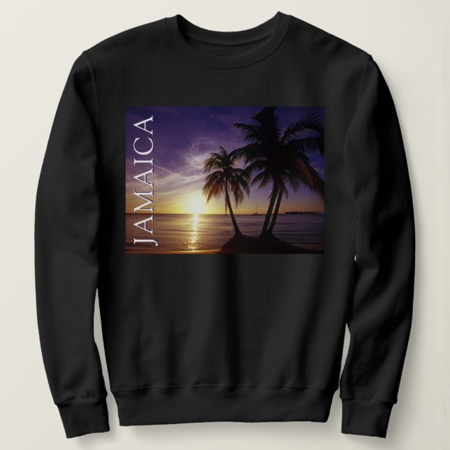 Moletom Praias em Negril Jamaica (Frente do Design)