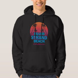Moletom Prata Strand State Beach Retro