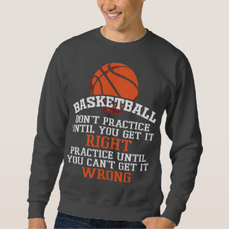 Moletom Prática de Basquete Até Estar Certo