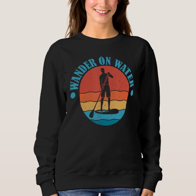 Moletom pratica de standup paddleboarding SUP de paddleboa (Frente)