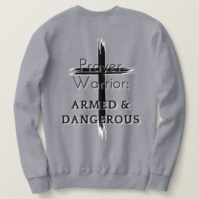 Moletom Prayer Warrior (Verso do Design)