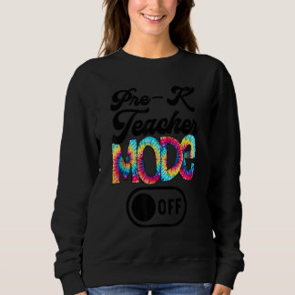 Moletom Pré K Professor Modo Desligado Feliz Dia Passado D