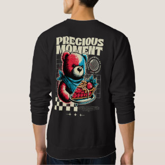 Moletom Precioso Momento Do Urso De Morango