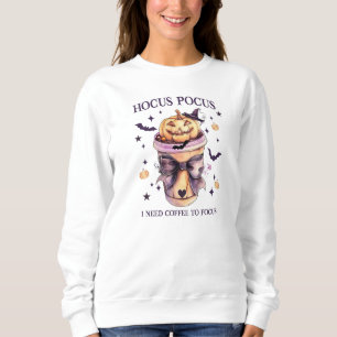 Moletom Preciso de café para me divertir