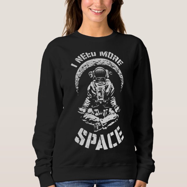Moletom Preciso De Mais Astronauta Espacial Para Retro Sci (Frente)