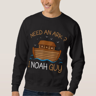 Moletom Preciso de uma Arca I Noah Cara Engraçada Arca Bíb