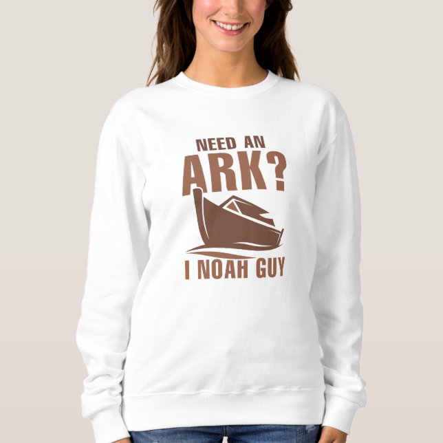 Moletom Preciso De Uma Arca Para A Cara Noah (Frente)