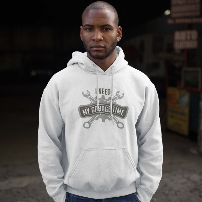 Moletom Preciso Do Meu Tempo De Garagem (garage time hoodie)