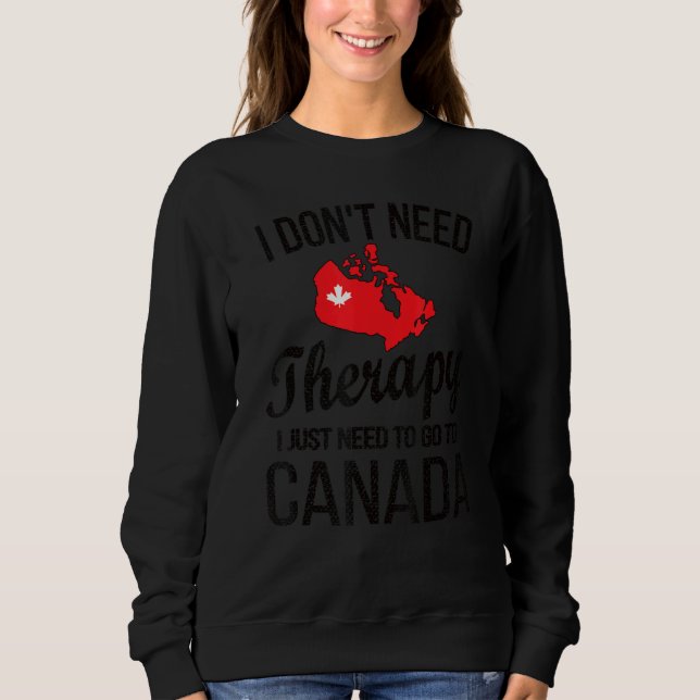 Moletom Preciso Ir Para O Canadá Bandeira Canadense Root (Frente)
