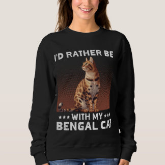 Moletom Preferencialmente Bengal Cat Ownership, SEJA COM M