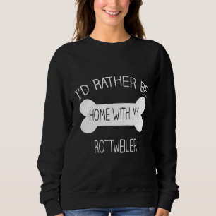 Moletom Preferencialmente Id Estará Em Casa Com Meu Rottwe