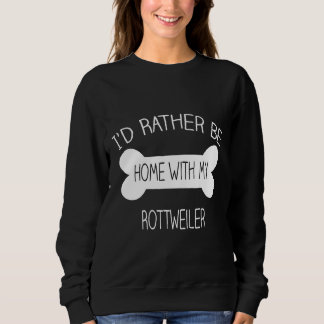 Moletom Preferencialmente Id Estará Em Casa Com Meu Rottwe
