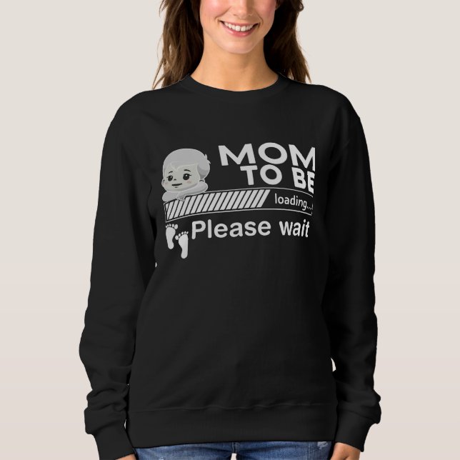 Moletom Pregnant Couple Pregnancy Mom To Be Loading (Frente)