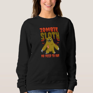 Moletom Preguiça de Halloween Zumbi Sem Precisar Correr