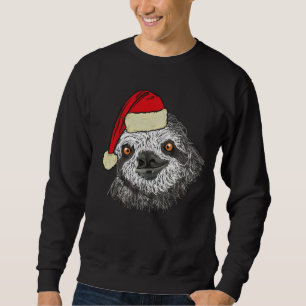 Moletom Preguiça de Natal Divertido Animal Festivo Humor R