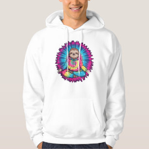 Moletom Preguiça Hippie Sinal de Paz Tie-Dy