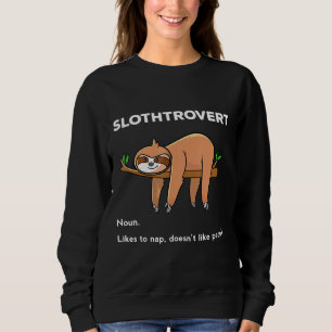Moletom Preguiça Introvertido Engraçado Presente Amante de